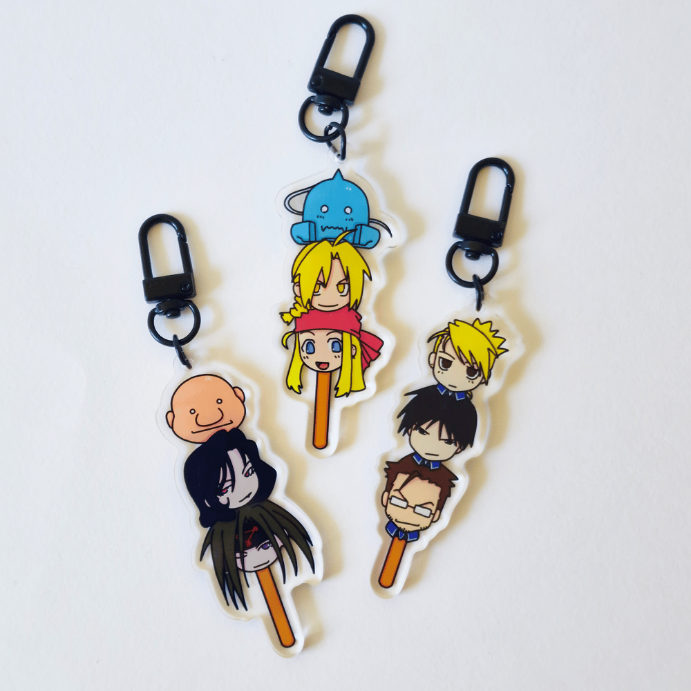 Image of Full Metal Alchemist Dango Keychains
