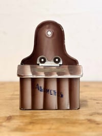 Image 1 of Vintage French Enamel Matchbox Holder - "allumettes" Box No.2