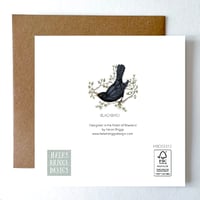Image 2 of Blackbird blank card