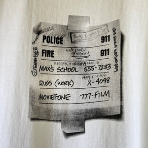 Image of MovieFone 'Note' T-Shirt