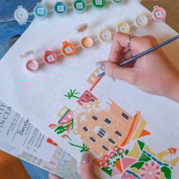Kit peinture au numéro - Petit Pinceau - plus de 30 thèmes différents! Image 16