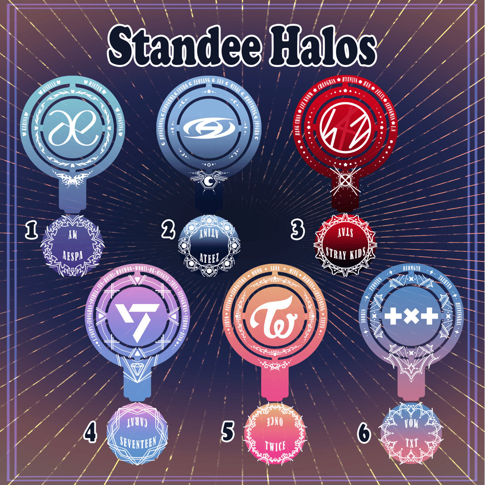 Image of Kpop Desk Halos