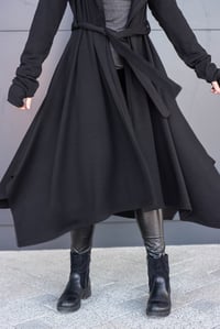 Image 4 of Grunch Cardigan, Black Cape, Women Plus Size Clothing, Gothic Cardigan,  Maxi Cardigan,  Anime cloth