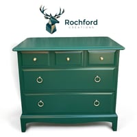 Image 2 of Stag Minstrel 3 Over 2 Chest Of Drawers In Pinewood Green