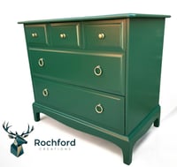 Image 3 of Stag Minstrel 3 Over 2 Chest Of Drawers In Pinewood Green