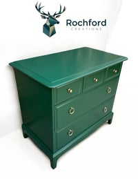 Image 4 of Stag Minstrel 3 Over 2 Chest Of Drawers In Pinewood Green