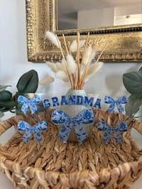 Grandma Blue Bow Cup Wrap