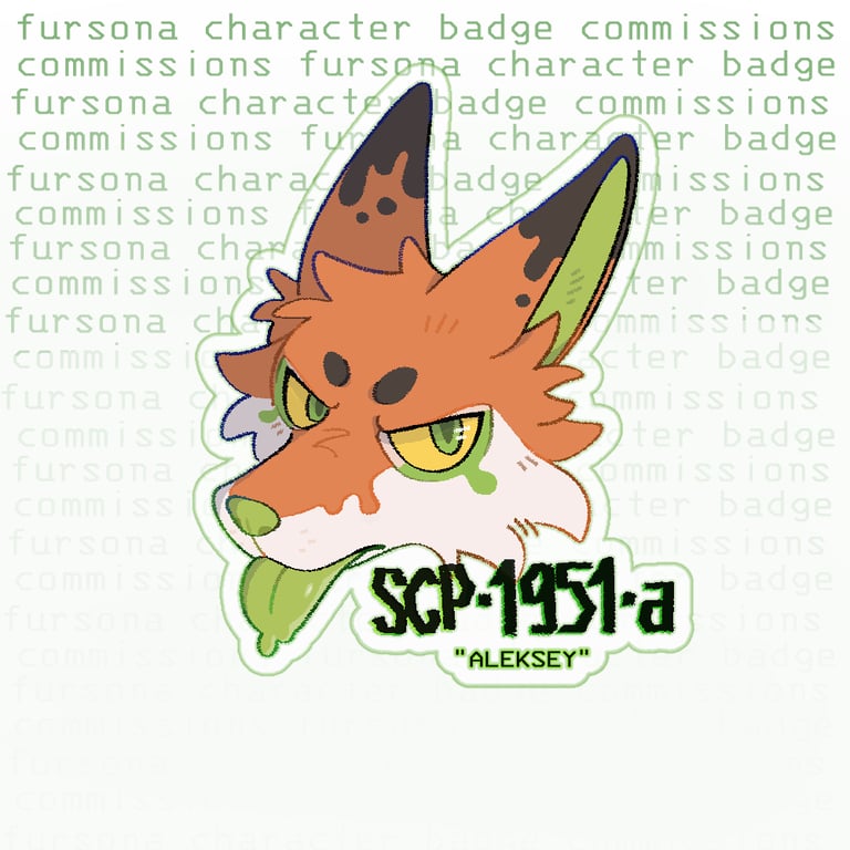 Fursona Badge Commissions (HALF OFF) Image 3