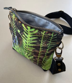 Image of fern + bluebell, mini crossbody bag with canvas crossbody strap