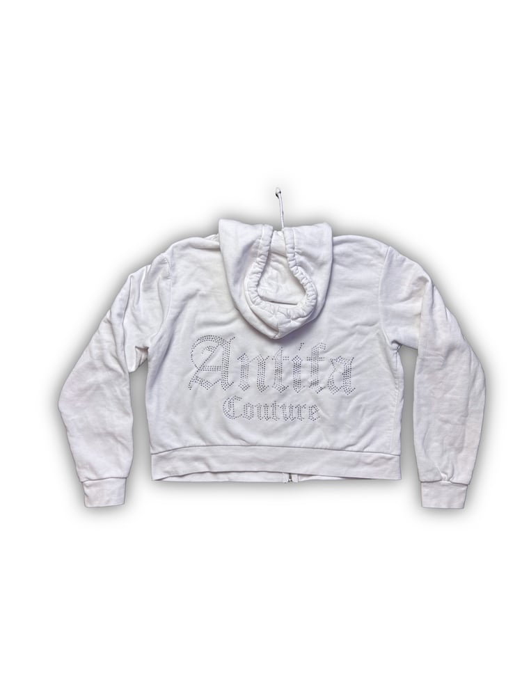 Image of White Sweat (XL) Antifa Couture (JA01)