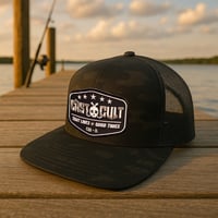 Midnight Camo Trucker