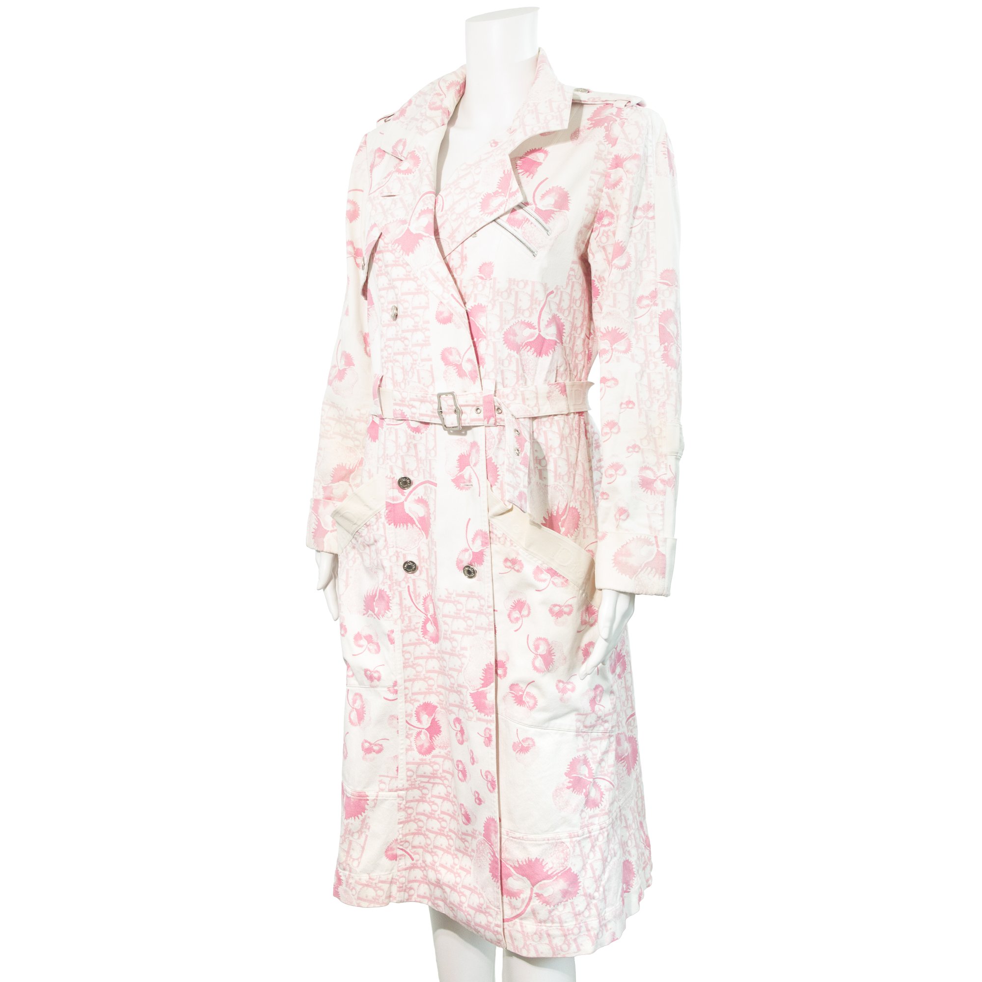 Image of Christian Dior 2005 Blossom Monogram Trench Coat