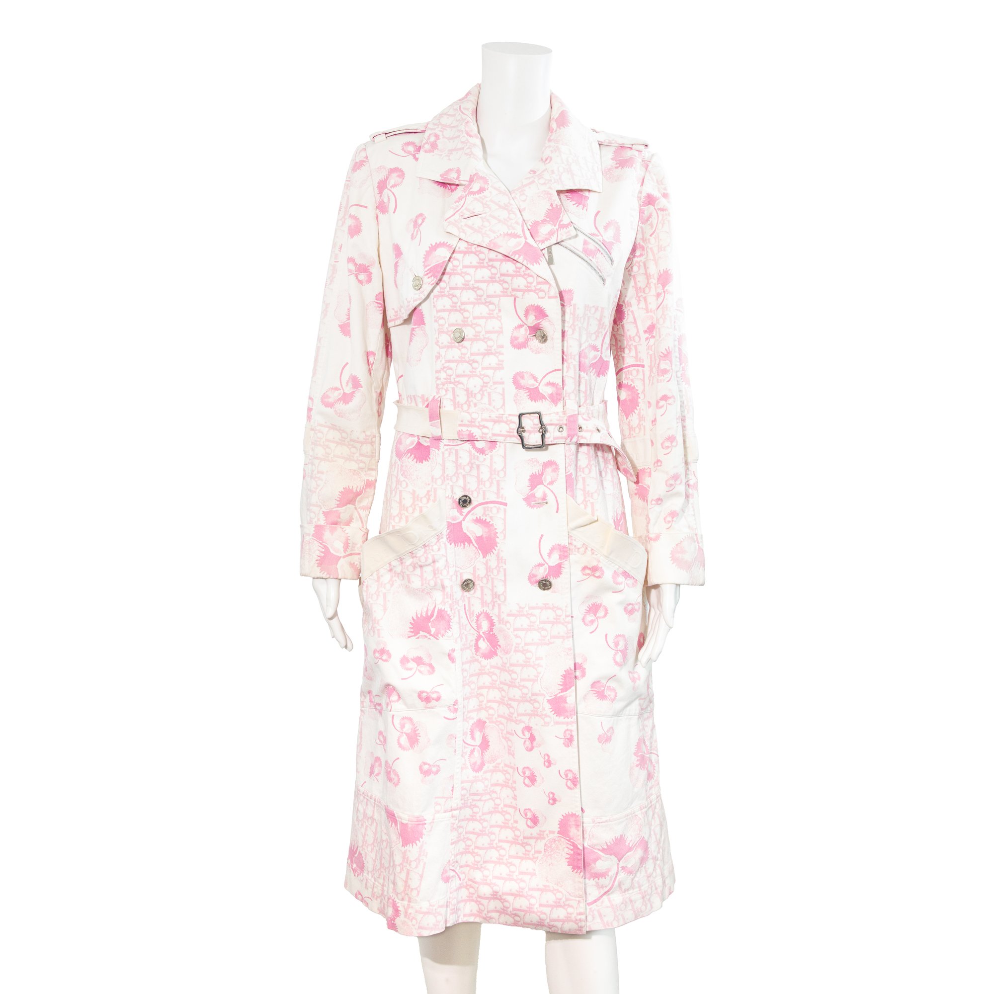 Image of Christian Dior 2005 Blossom Monogram Trench Coat
