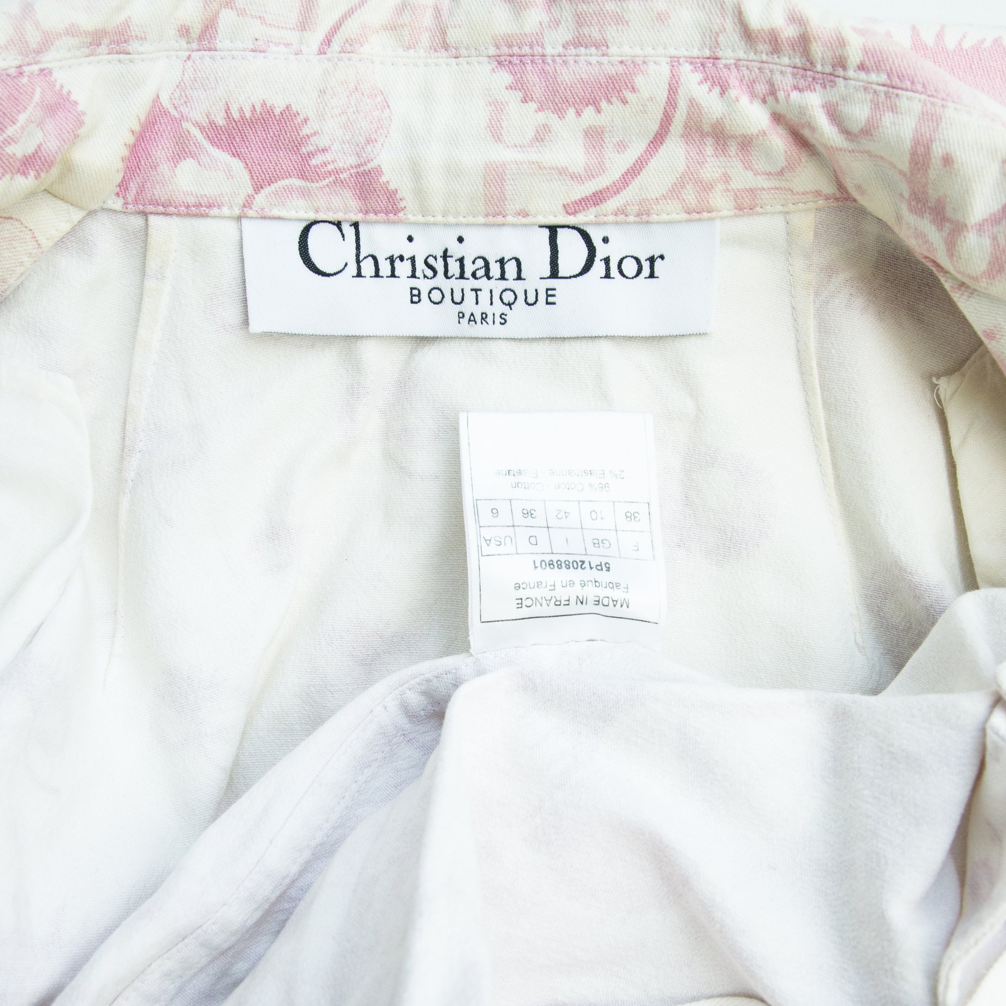 Image of Christian Dior 2005 Blossom Monogram Trench Coat