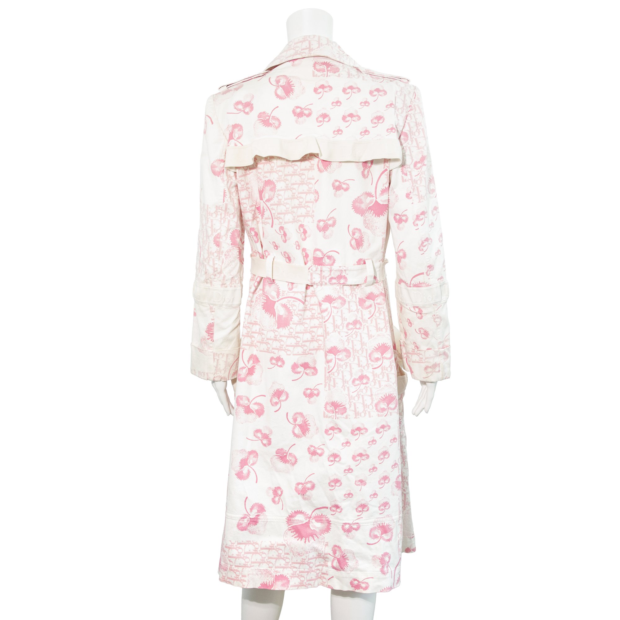 Image of Christian Dior 2005 Blossom Monogram Trench Coat