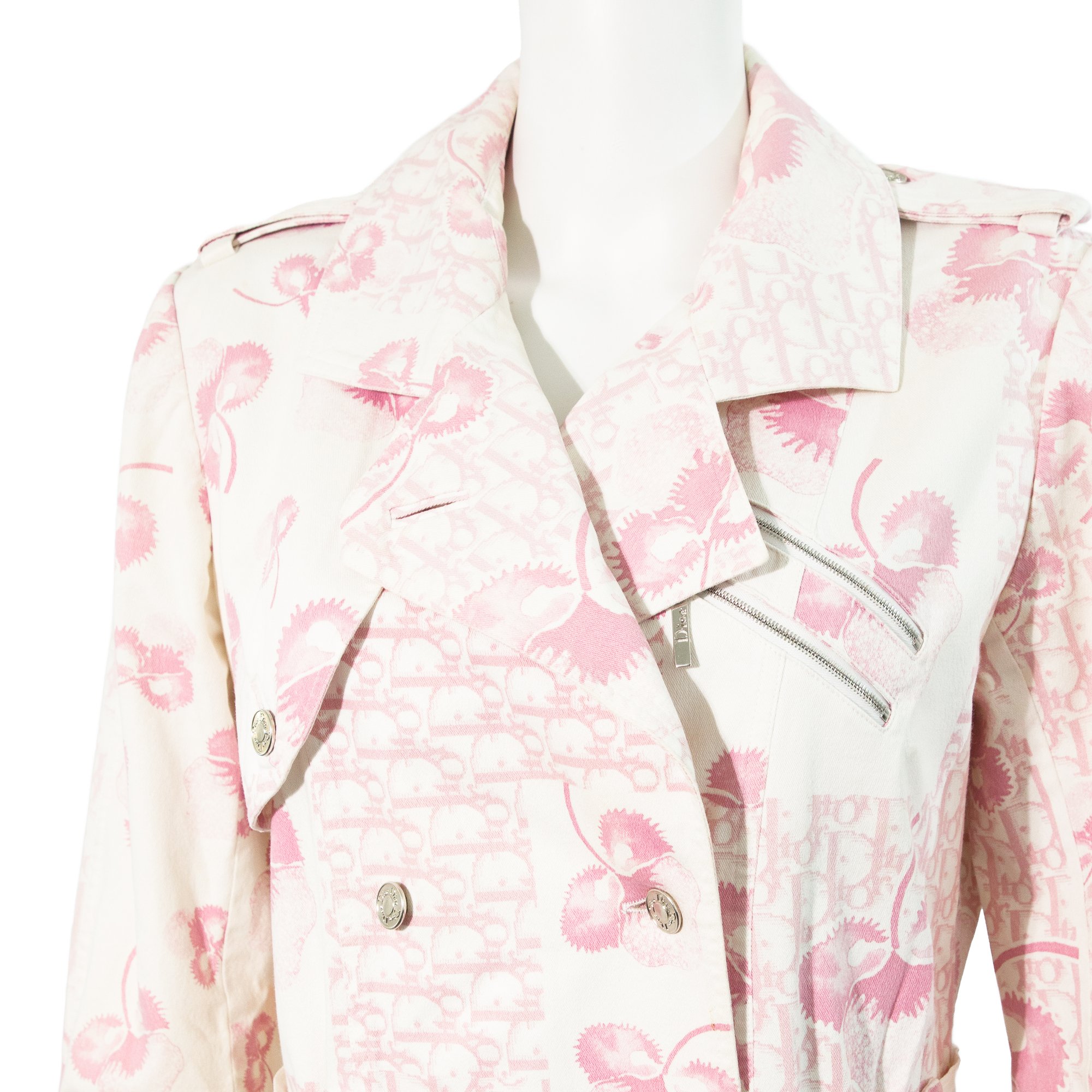 Image of Christian Dior 2005 Blossom Monogram Trench Coat