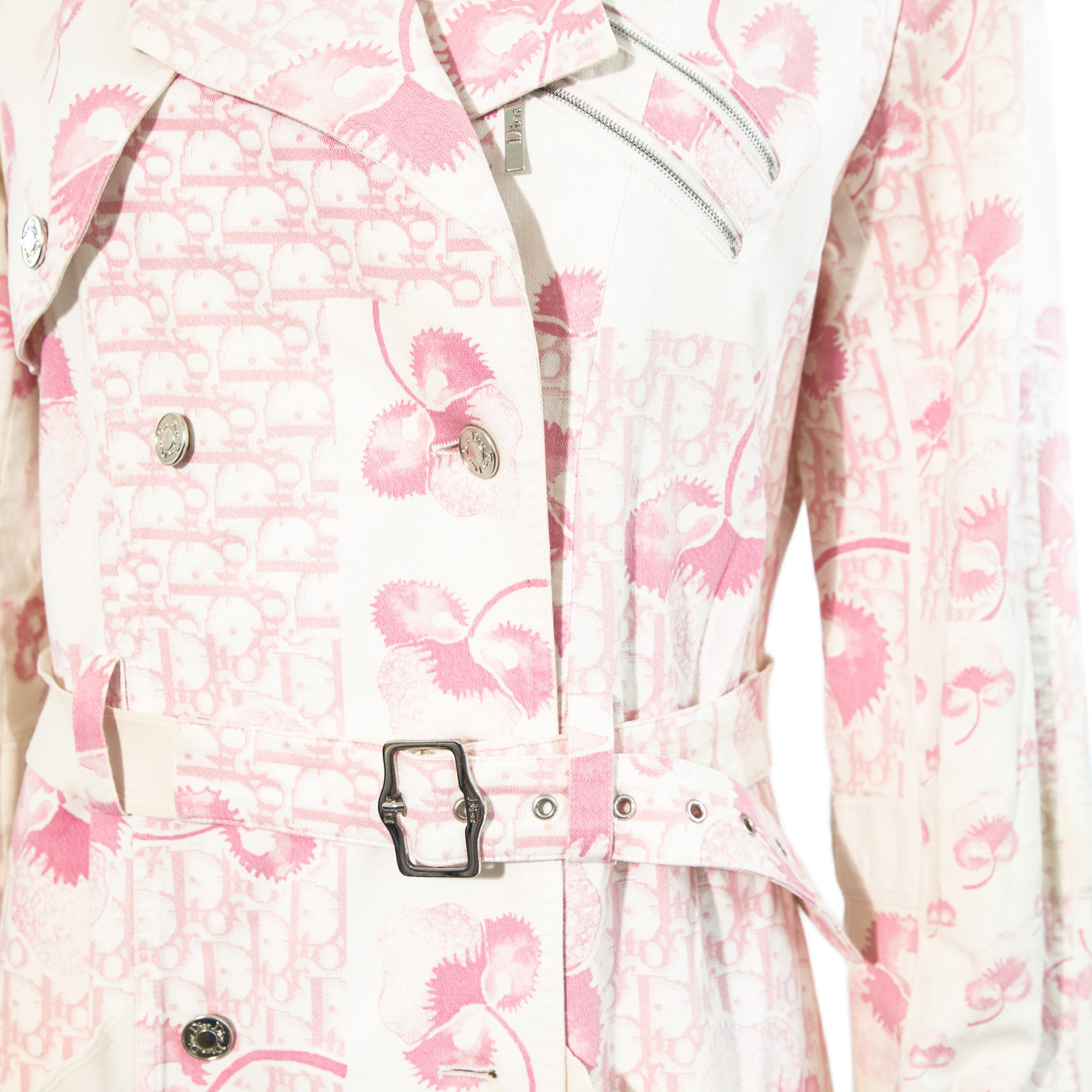 Image of Christian Dior 2005 Blossom Monogram Trench Coat