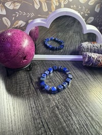 Cubed Lapis Lazuli Bracelet