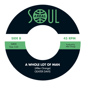 Image of Geater Davis - I'm So In Love With You / A Whole Lot Of Man - Mailing 13th May