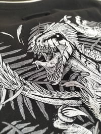 Image 3 of RAPTOR ASSAILLANT // Veste teddy noir & blanc