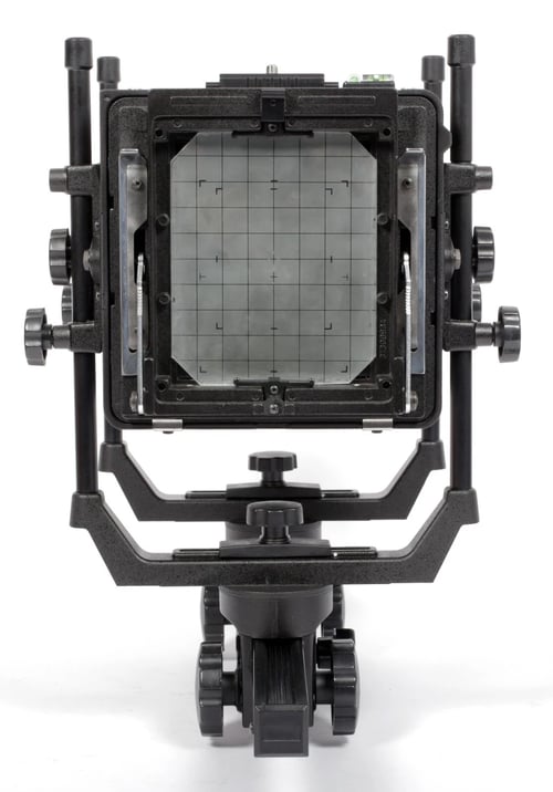 Image of Cambo SC 4X5 monorail camera with 150mm F6.3 lens + holders + film #0392
