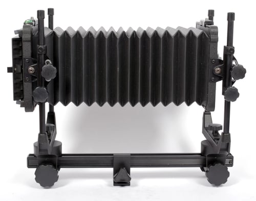 Image of Cambo SC 4X5 monorail camera with 150mm F6.3 lens + holders + film #0392