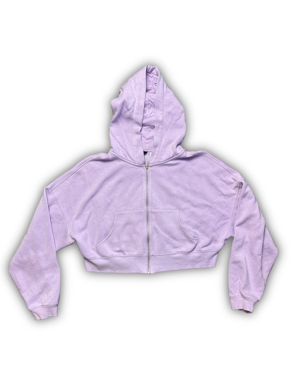 Image of Lilac Cropped Sweater Jacket (XL)- Antifa Couture (JA04)