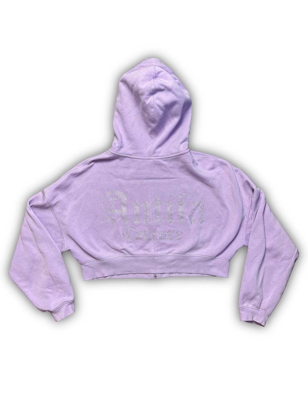 Image of Lilac Cropped Sweater Jacket (XL)- Antifa Couture (JA04)