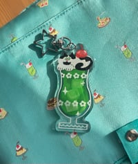 Image 1 of Cat Melon Soda Charm