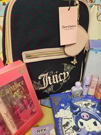 Image 1 of Shellys RESERVED Juicy Couture Wingin It Backpack Meets Kuromi & Melody Bundle 