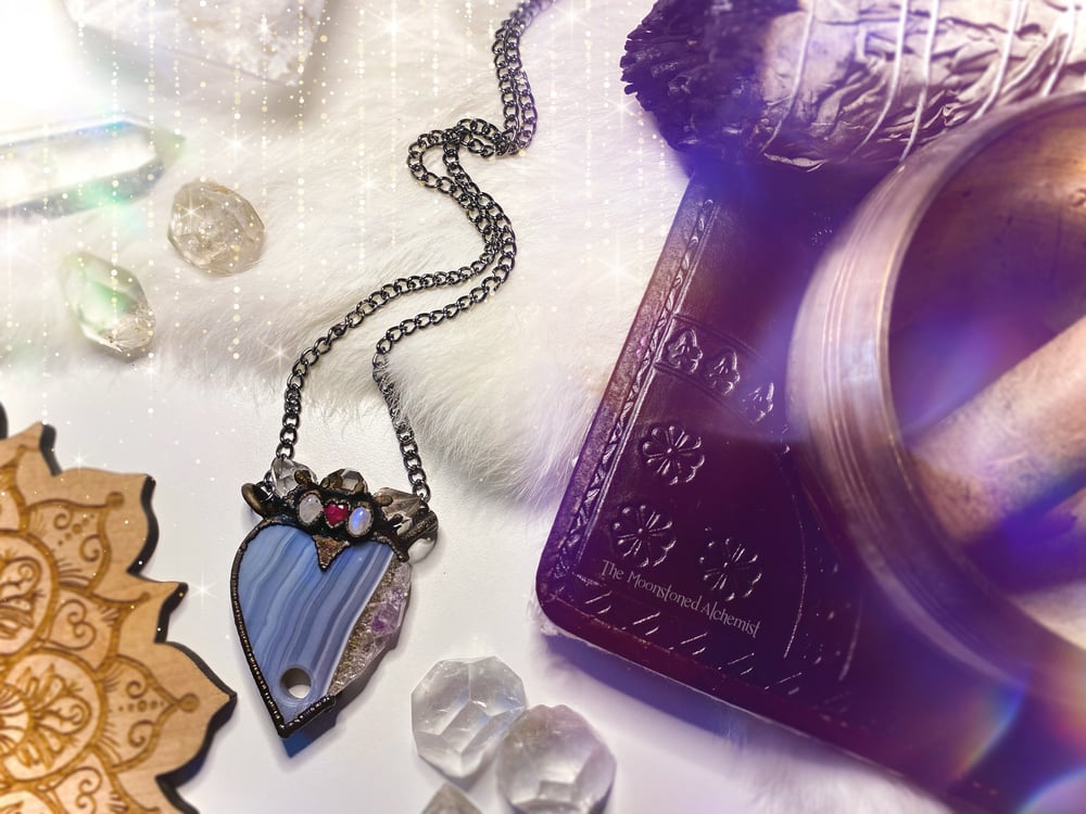 Raw Edge Amethyst Necklace
