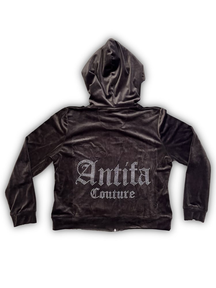 Image of Dark Brown Velours (L) - Antifa Couture (JA08)