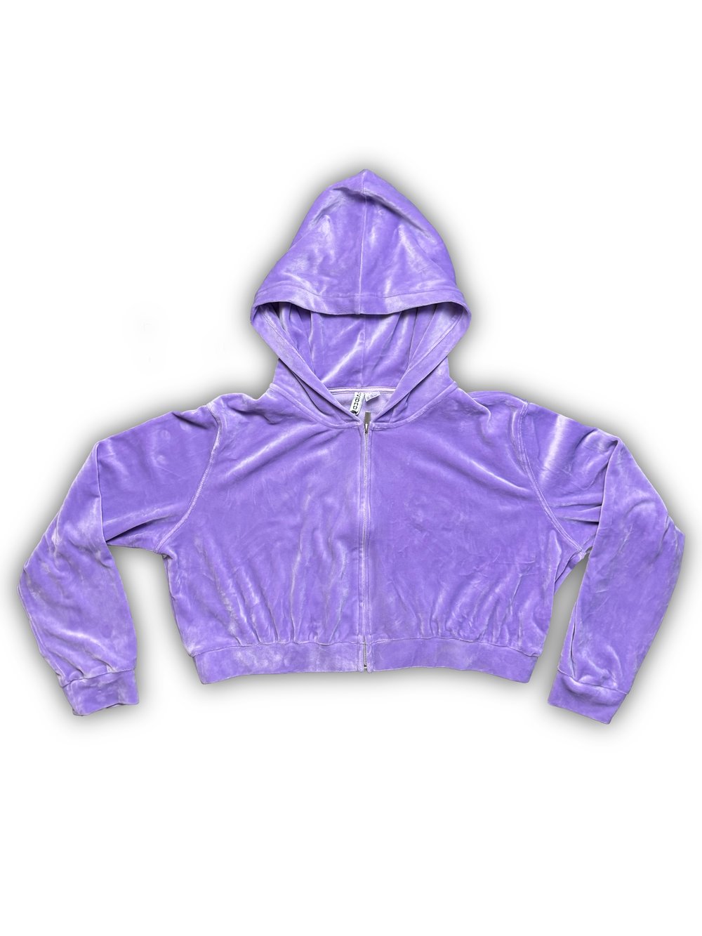 Image of Cropped Lilac Velours (XL) - Antifa Couture (JA09)