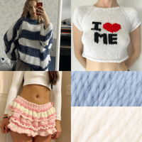 Deposit for commission - Adriana (striped sweater + shorts set)