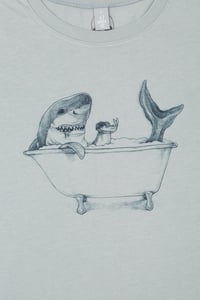 Image 2 of Shark Women's Bamboo Heavyweight Jersey T-Shirt