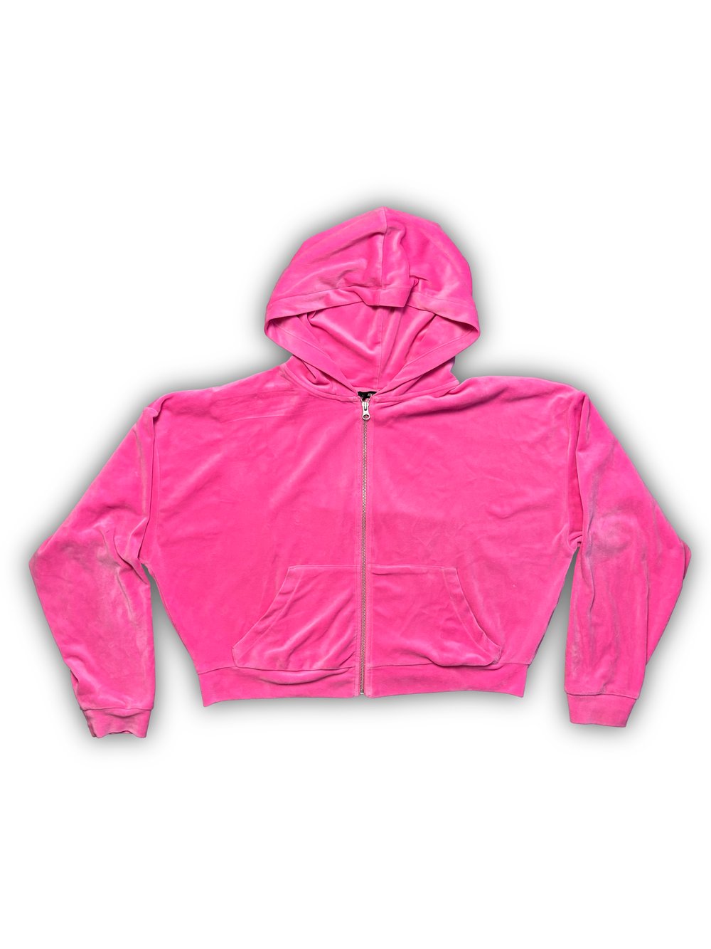 Image of Cropped Pink Velours - Antifa Couture (JA12)
