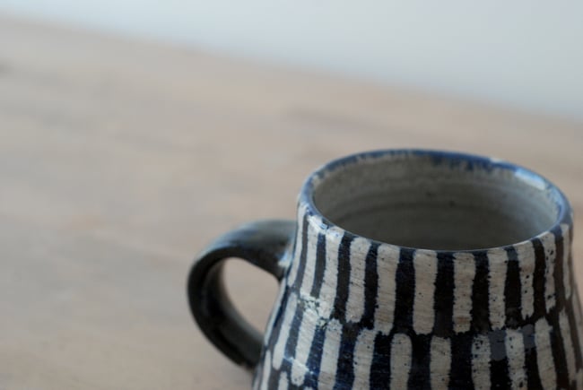 8oz Blue Stripe Mug