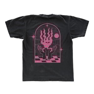 Image of Attawalpa Pink on Black T shirt