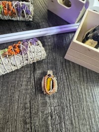 Image 5 of Tigers Eye and Garnet Pendant 