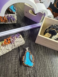 Image 3 of Reversible Turquoise Pendant