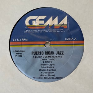 Image of Jésus Caunedo ‎"Puerto Rican Jazz"