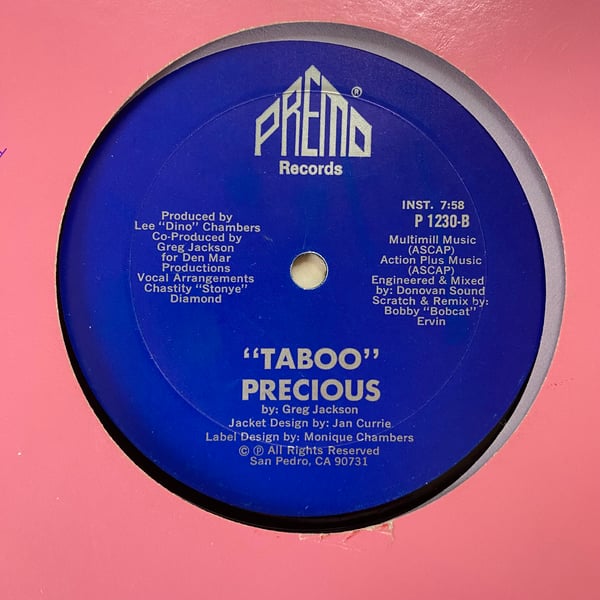 Image of Taboo "Precious"