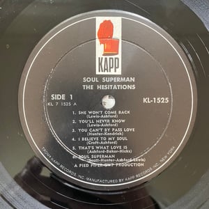 Image of The Hesitations "Soul Superman"