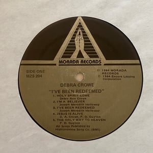 Image of Debra Crowe "I've Been Redeemed"