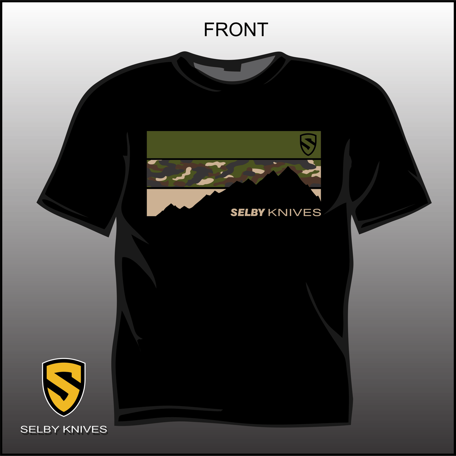 Selby Knives Camo T-shirt