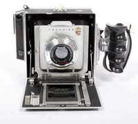 Image 2 of Linhof Super Technika IIIP 4X5 field camera w/ 150mm+270mm lenses +film +holders #0398