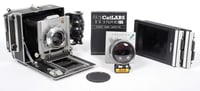 Image 1 of Linhof Super Technika IIIP 4X5 field camera w/ 150mm+270mm lenses +film +holders #0398