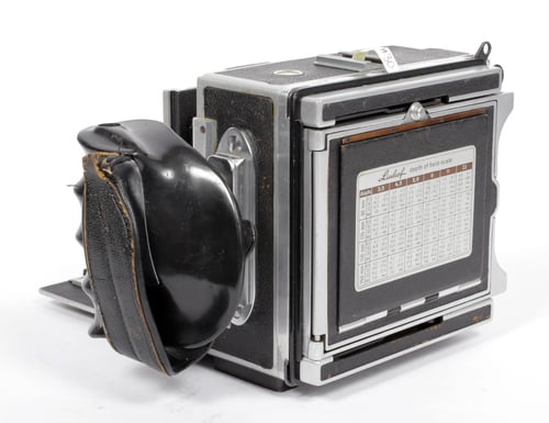 Image of Linhof Super Technika IIIP 4X5 field camera w/ 150mm+270mm lenses +film +holders #0398