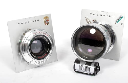 Image of Linhof Super Technika IIIP 4X5 field camera w/ 150mm+270mm lenses +film +holders #0398