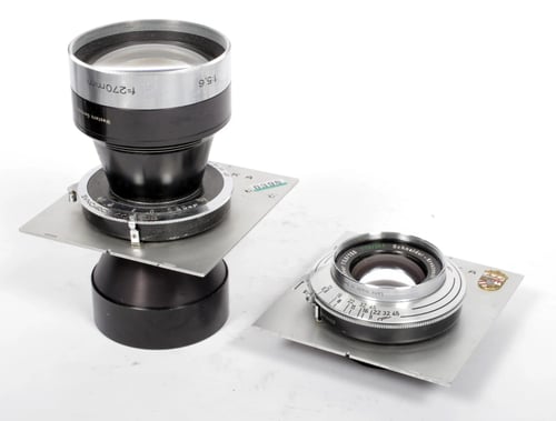 Image of Linhof Super Technika IIIP 4X5 field camera w/ 150mm+270mm lenses +film +holders #0398